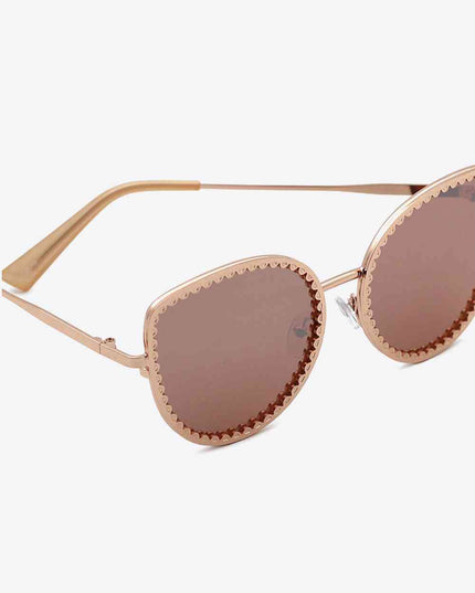 Full Rim Metal Frame Sunglasses