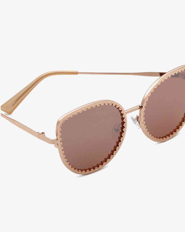 Full Rim Metal Frame Sunglasses