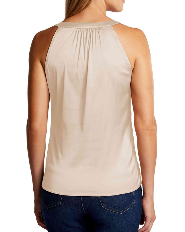 V-Neck Ruched Detail Tank