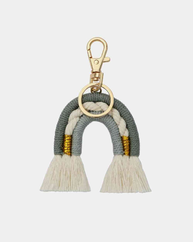 Random 4-Pack Rainbow Tassel Key Chain
