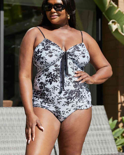 Marina West Swim Côte d'Azur Ruffle Trim One-Piece Swimsuit