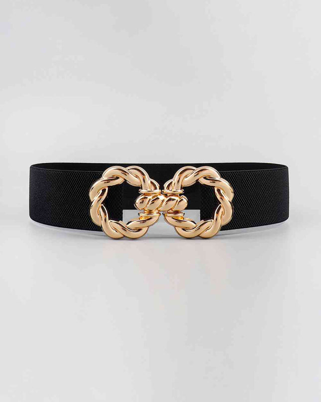 Zinc Alloy Buckle Elastic Belt