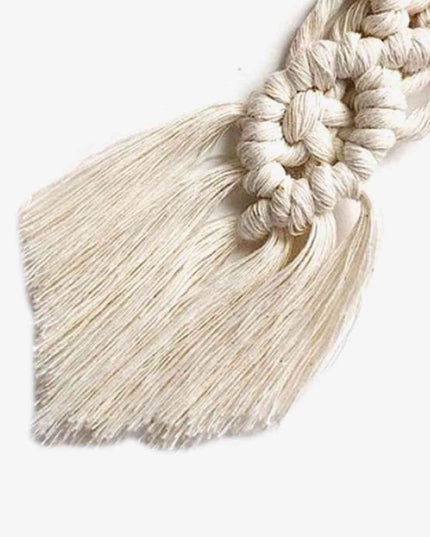 Assorted 4-Pack Macrame Fringe Keychain