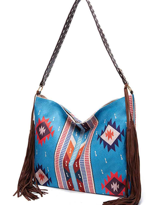 Geometric Canvas Tote Bag