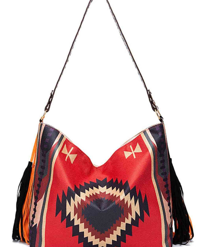Geometric Canvas Tote Bag