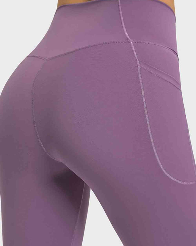 V-Waist Yoga Leggings with Pockets