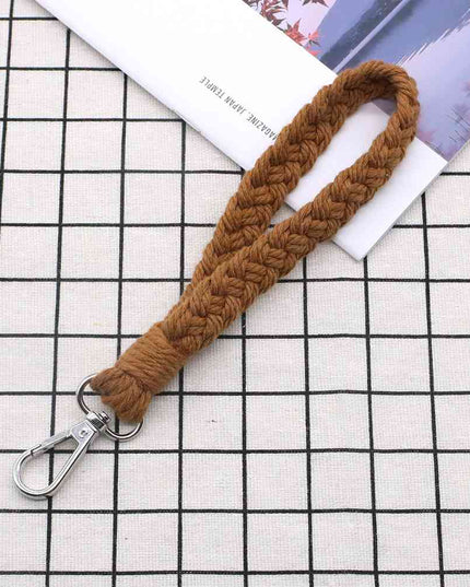 Assorted 4-Piece Macrame Keychain