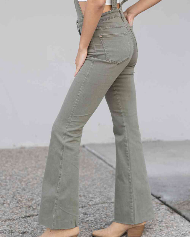 Judy Blue Full Size Kelsey Flare Tummy Control Overalls