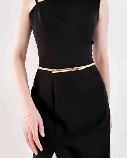 Elastic Iron Skinny Belt