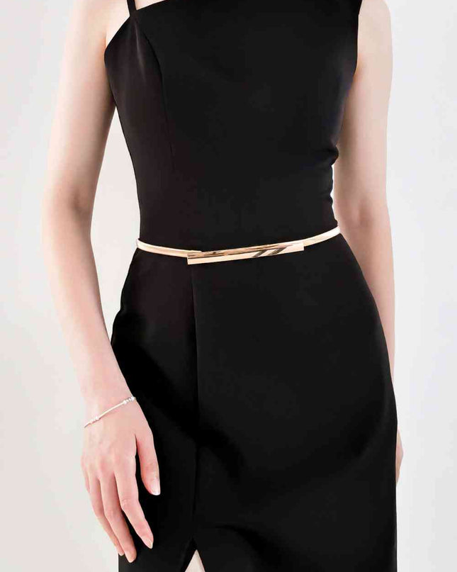 Elastic Iron Skinny Belt