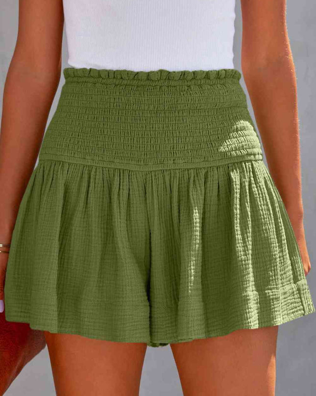 Smocked Waistband Shorts