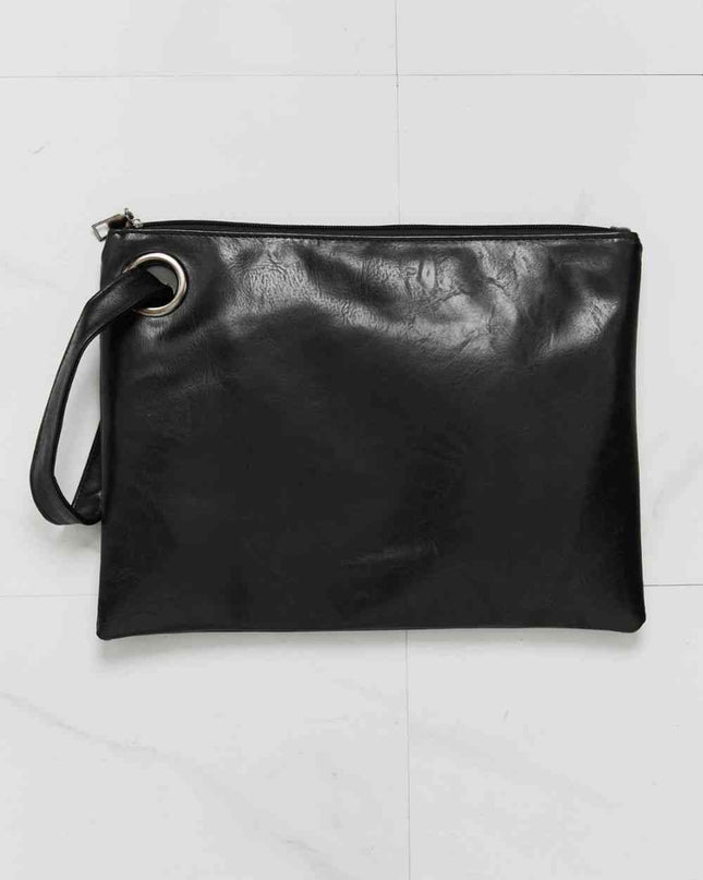 Looking At You PU Leather Wristlet