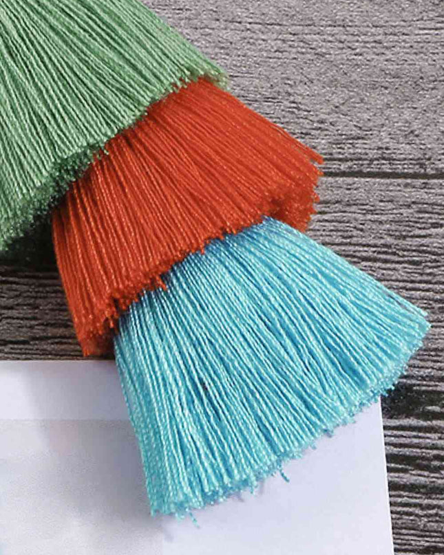 Layered Tassel Keychain