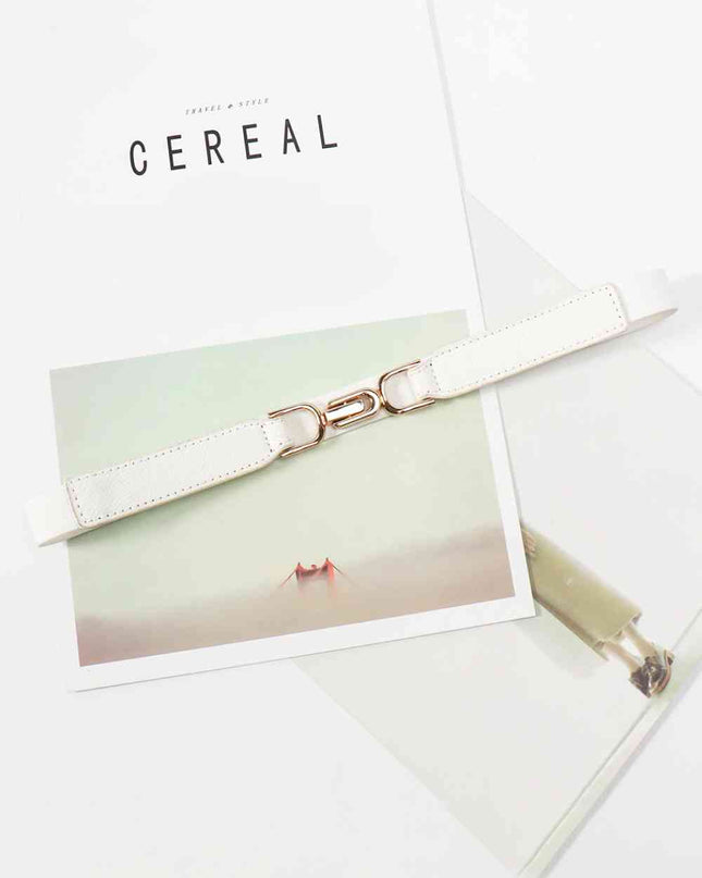 Alloy Buckle Elastic Belt