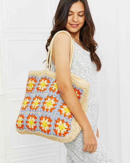 Fame Off The Coast Straw Tote Bag