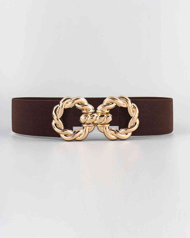 Zinc Alloy Buckle Elastic Belt