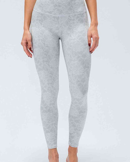 Wide Waistband Slim Fit Active Leggings