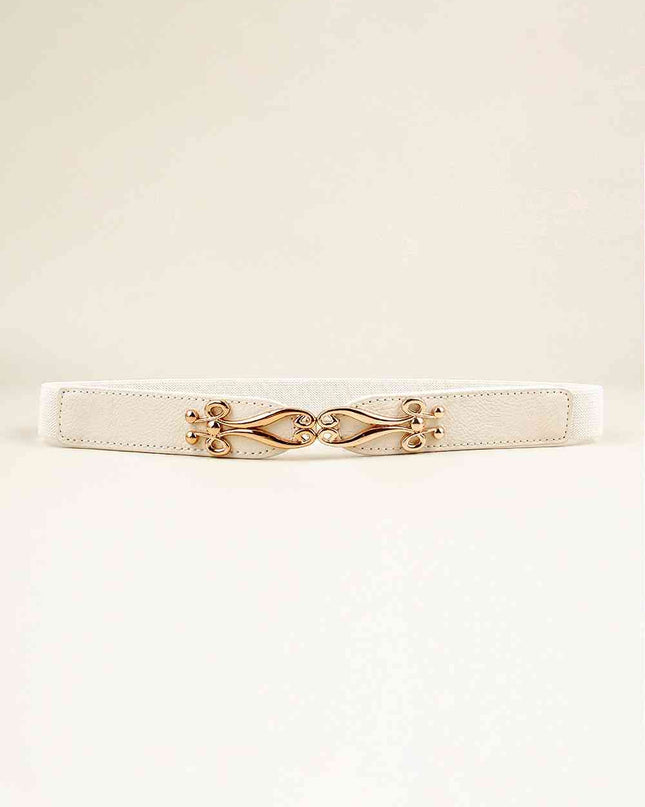 Alloy Buckle Elastic Belt