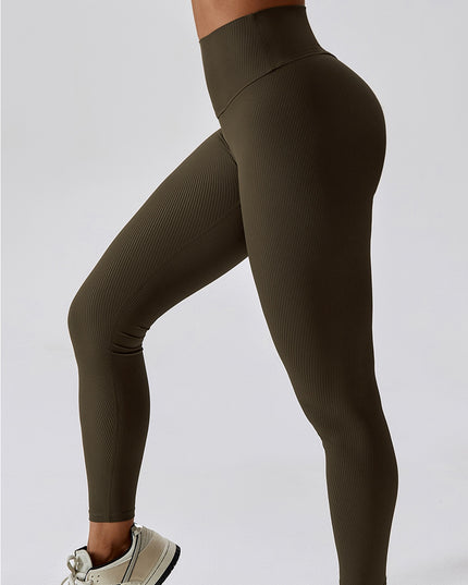 Wide Waistband Slim Fit Sports Pants