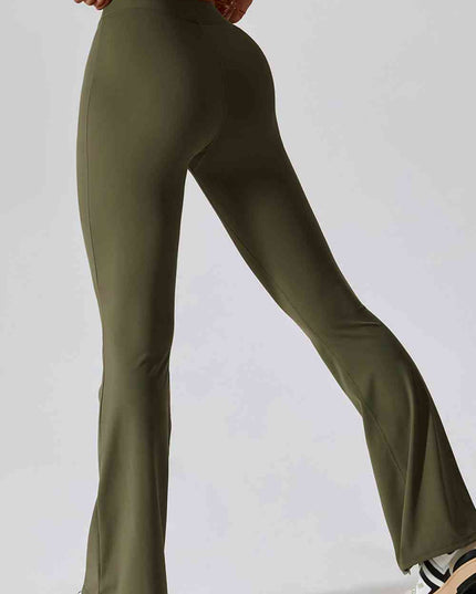 Slim Fit High Waist Long Sports Pants