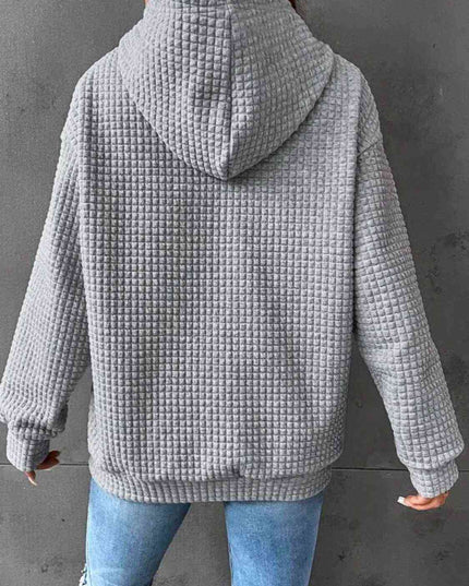 Full Size Turtle Graphic Drawstring Hoodie