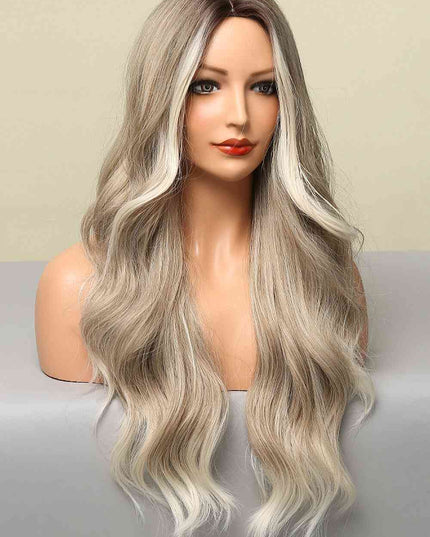 Full Machine Made Long Wave Wigs 26''