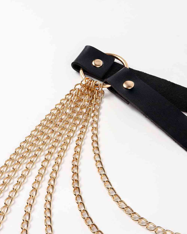 PU Belt with Chain