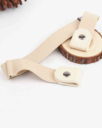 PU Elastic Snap Closure Belt