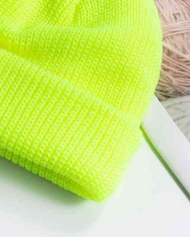 Cozy Rib-Knit Cuff Beanie