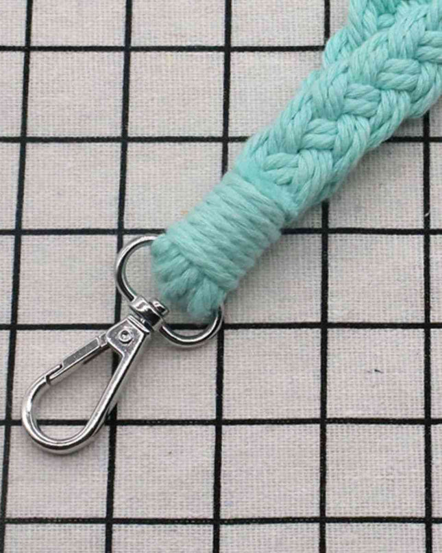 Assorted 4-Piece Macrame Keychain