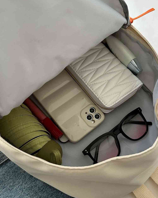 Nylon Large Backpack
