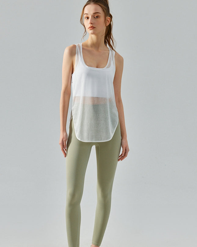 Scoop Neck Sports Tank Top