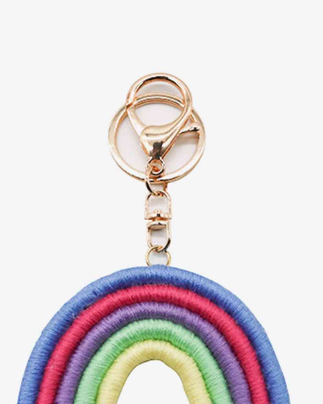 Assorted 4-Pack Hand-Woven Keychain with Clasp
