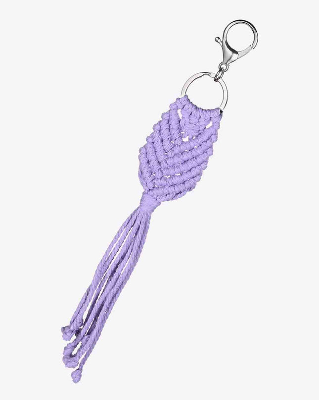 Assorted 4-Pack Handmade Fringe Keychain