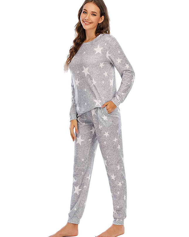 Star Top and Pants Lounge Set