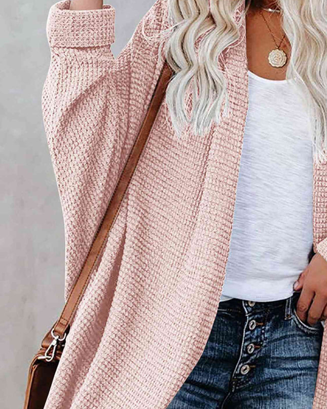 Open Front Long Sleeve Cardigan