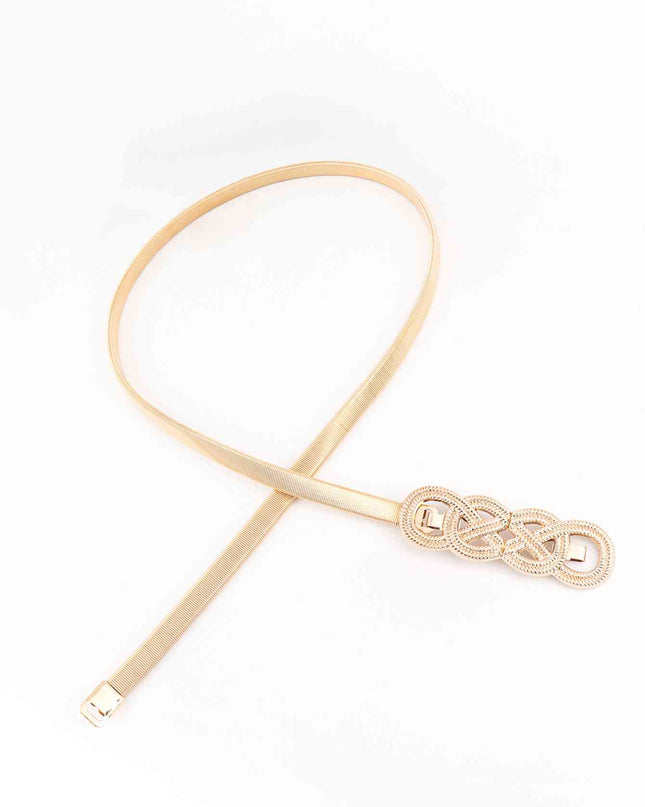 Knot Buckle Metal Belt