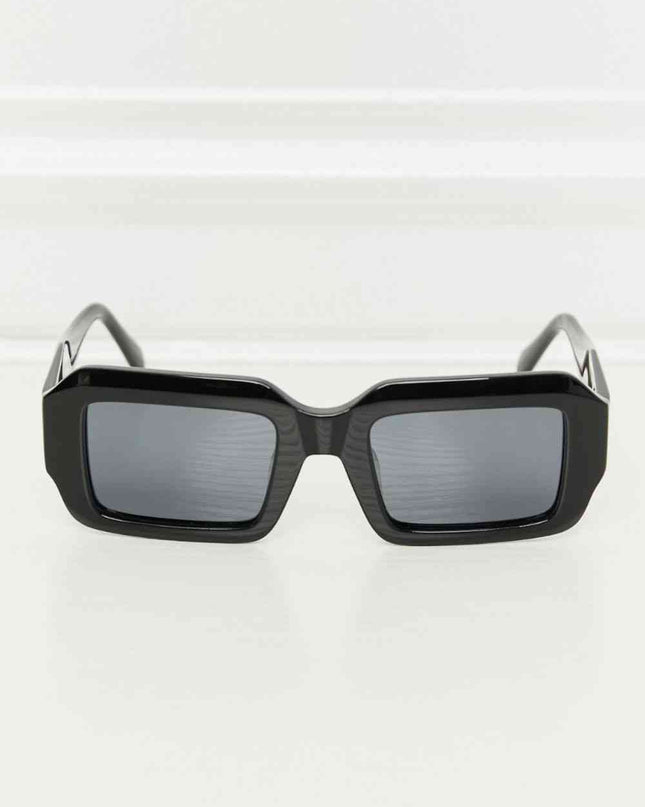 Rectangle TAC Polarization Lens Full Rim Sunglasses