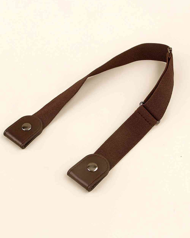 PU Elastic Snap Closure Belt
