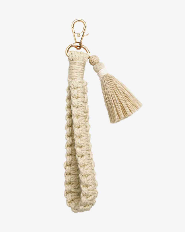 Wristlet Keychain with Tassel