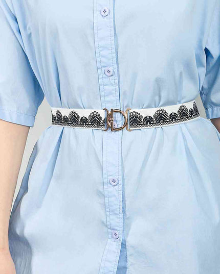Toggle Clasp Elastic Belt