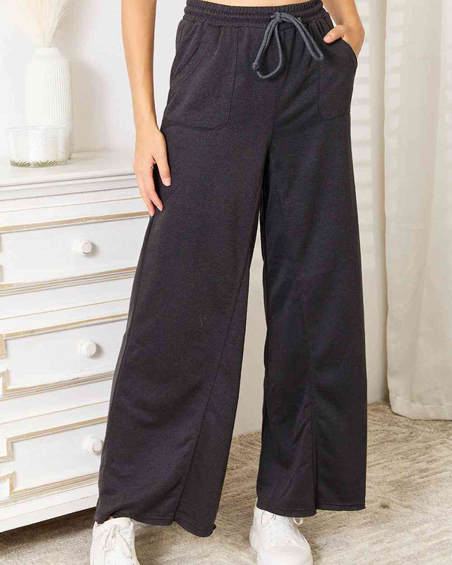 Basic Bae Wide Leg Pocketed Pants