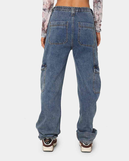 Straight Jeans with Pockets