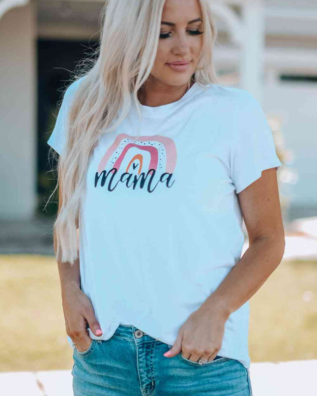Women Graphic Round Neck Tee Shirt