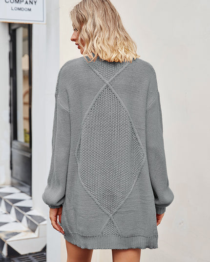 Open Front Cardigan with Pockets