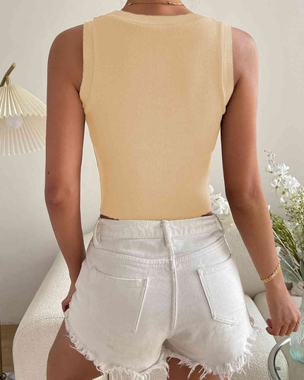 Round Neck Knit Tank