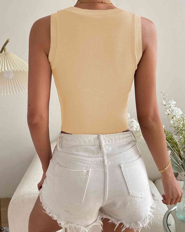 Round Neck Knit Tank