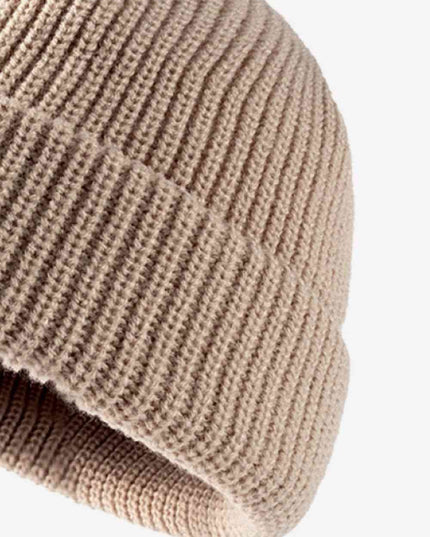 Calling For Winter Rib-Knit Beanie