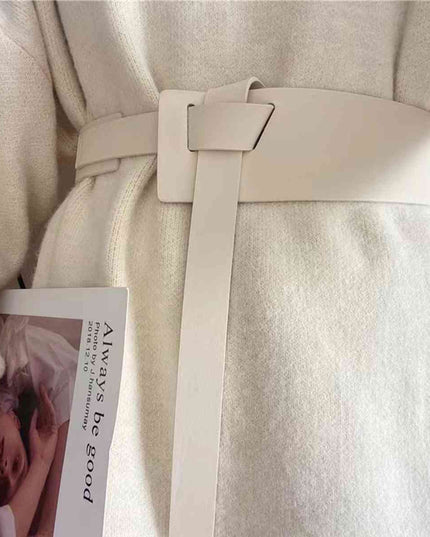 Knot Detail PU Belt