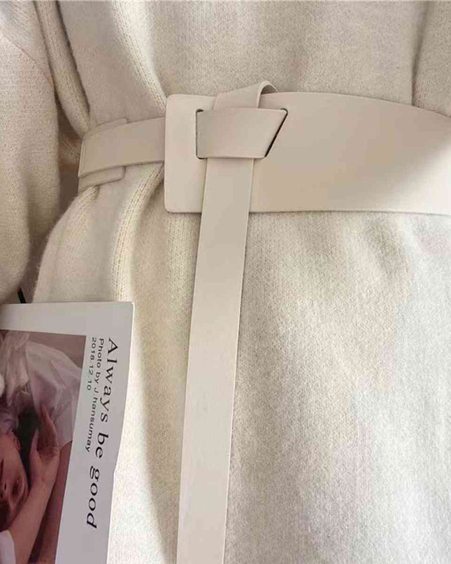 Knot Detail PU Belt